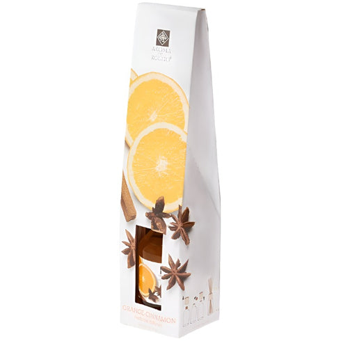 Odorizant de camera cu betisoare din trestie, Aroma di Rogito, 100 ml, aroma Portocala si Scoartisoara